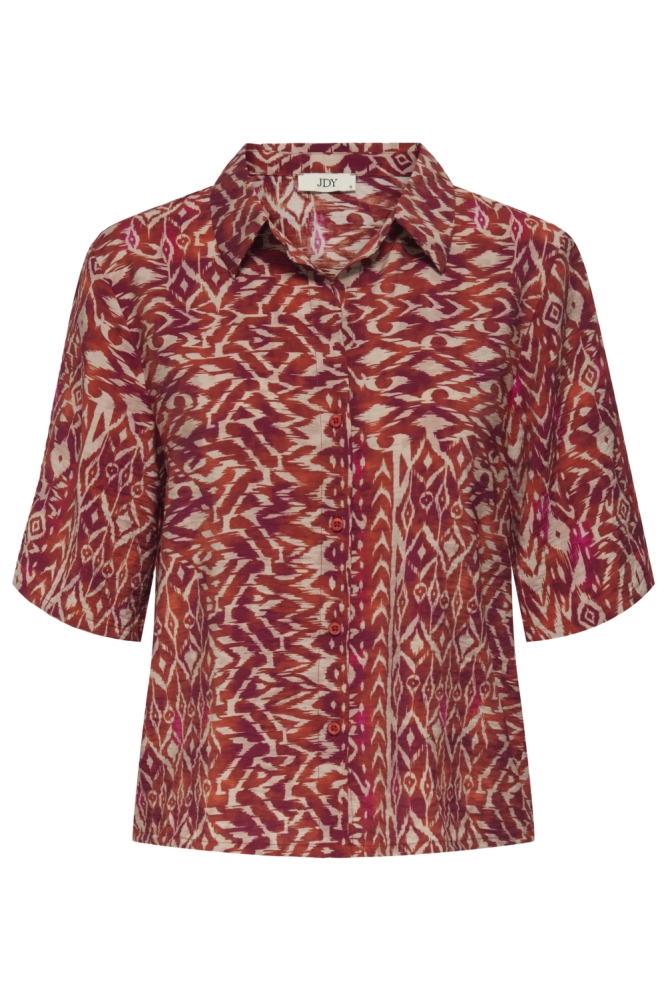 JDYIVYLIFE 2/4 SHIRT WVN 15355243 Tapioca/ARABIAN SPICE